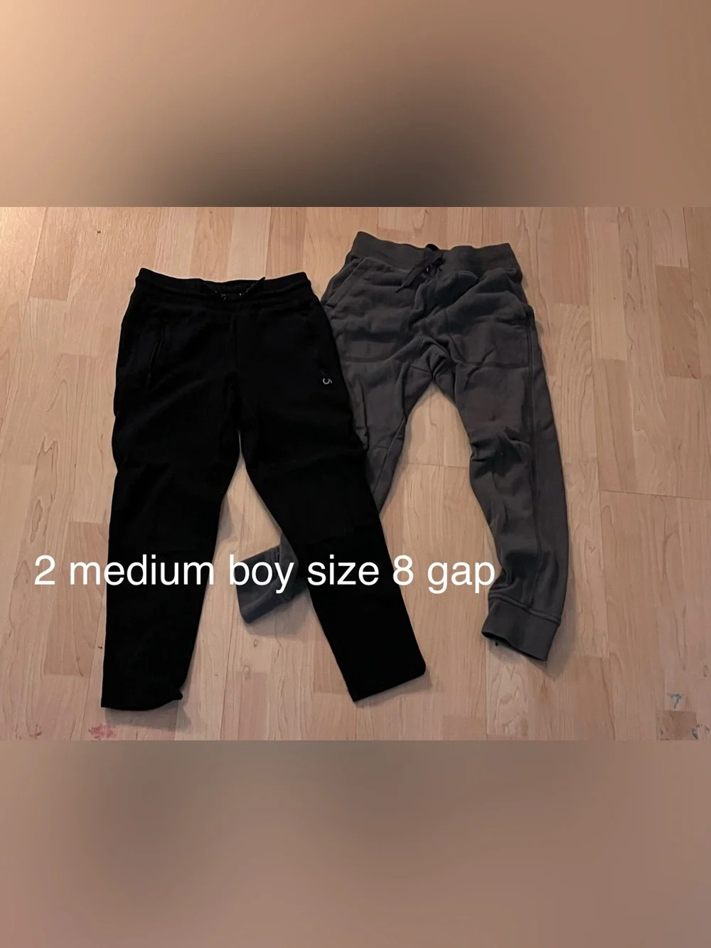 GAP Boys' Sweatpants Joggers - Black & Charcoal